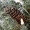 4ft. Pre-Lit Snowy Morgan Spruce Entrance Artificial Christmas Tree, Clear Lights